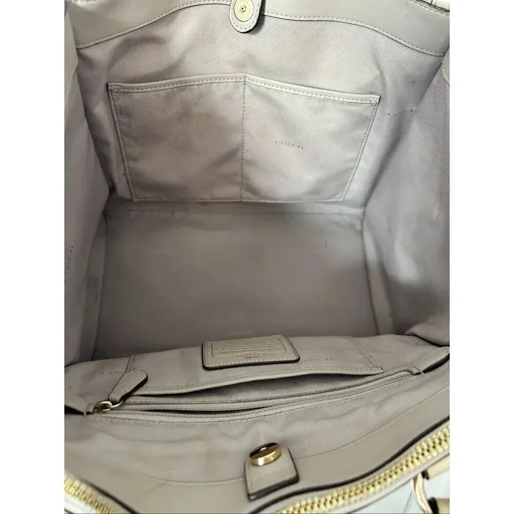 Coach embossed crocodile